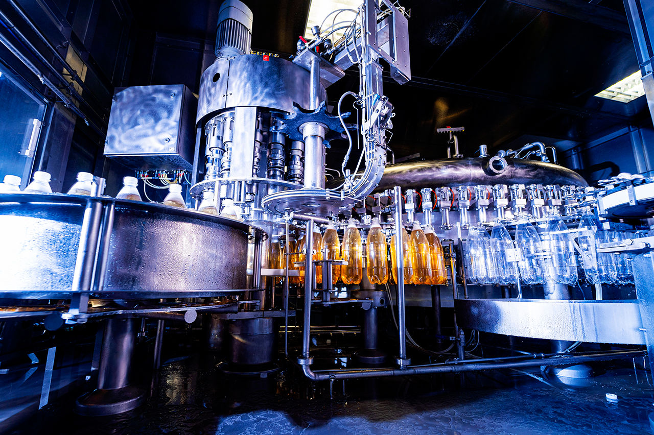 Energia en fabrica de bebidas